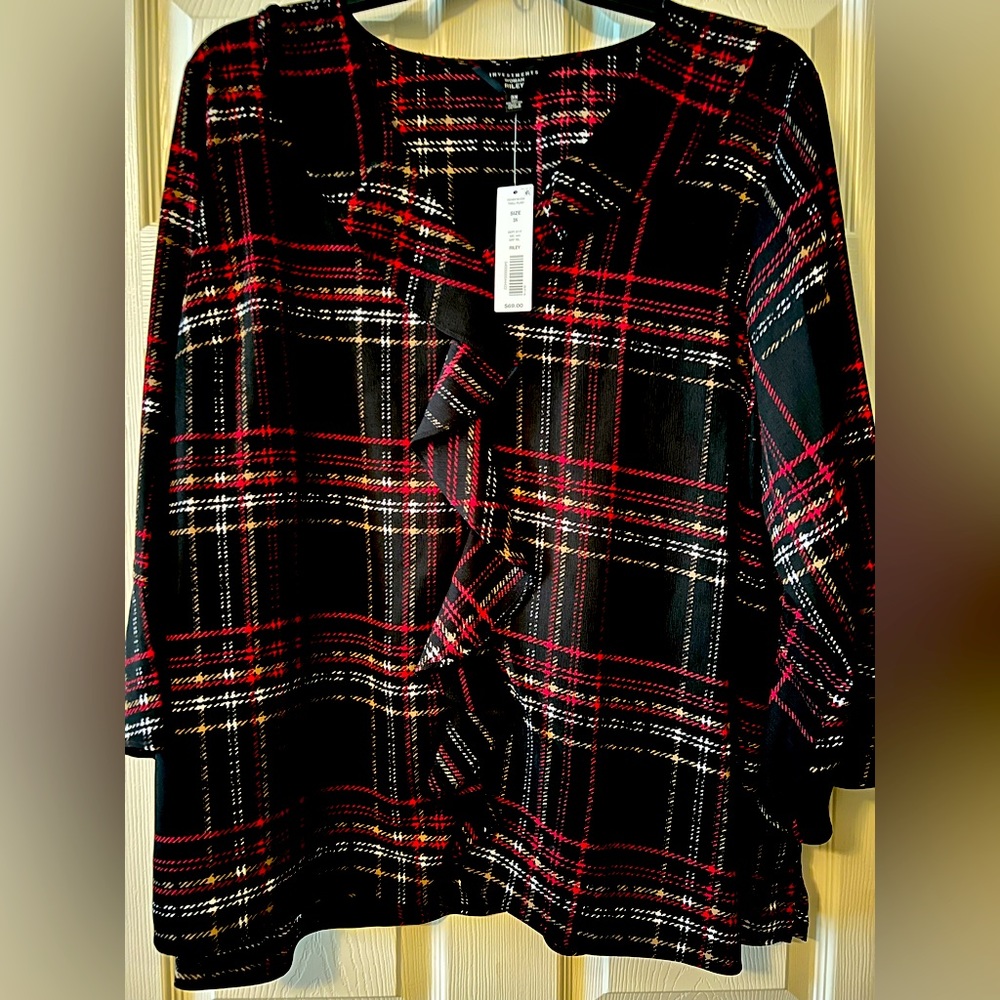 Beautiful Black Print Blouse
